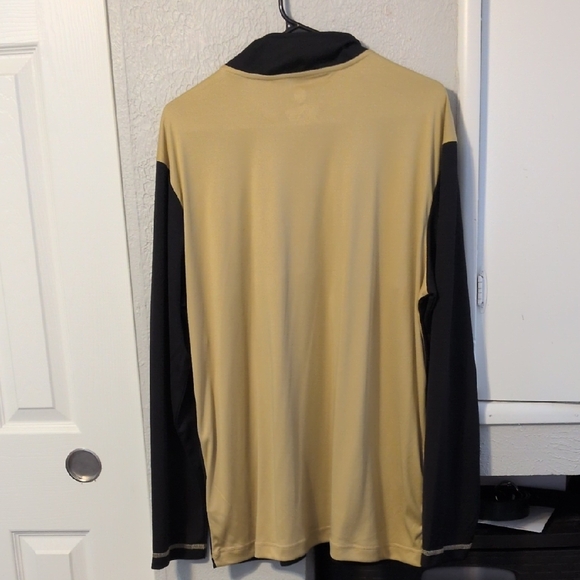 Vegas Golden Knights Black & Gold Men's Quarter-Zip Performance Jacket - Picture 4 of 4